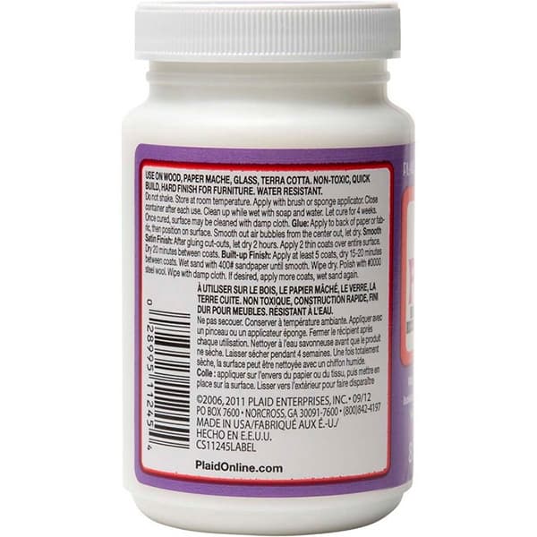 Mod Podge - Hard coat - Hard Finish for Furniture - 236 ml
