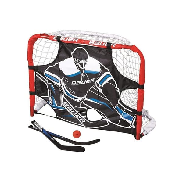 Bauer Hockey Knæhockey Pro Goal Set Søvfarvet 30.5´´