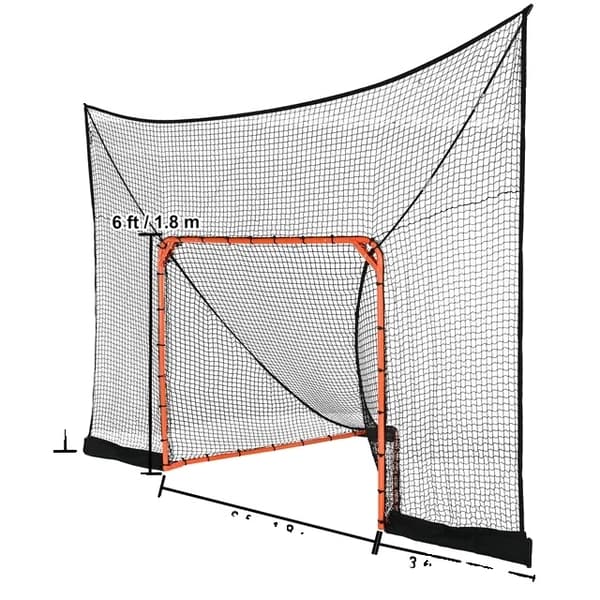 Lacrosse maali, teräsrunko, helppo asennus, Liitosmalli