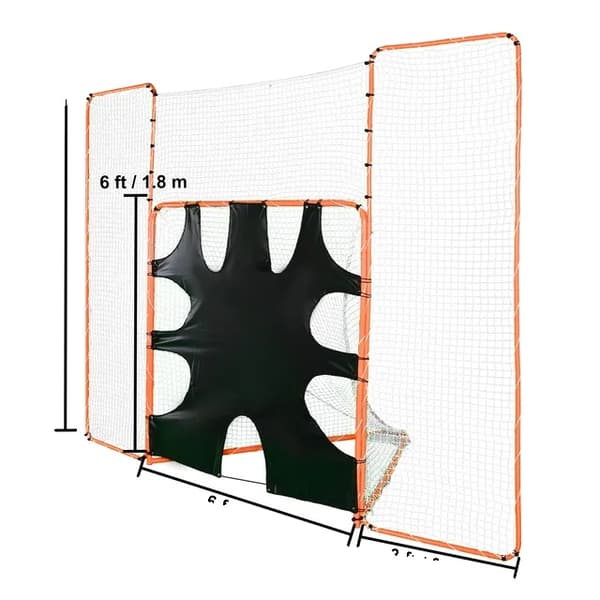 Lacrosse mål, stålram, enkel installation, Anti förlustnät