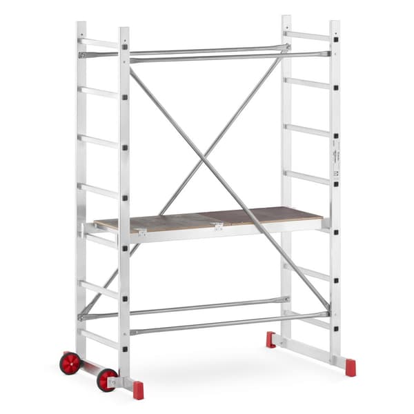 Professionelt 5m Aluminium Rullescaffold med Anti-Slip Platform, TÜV Certificeret