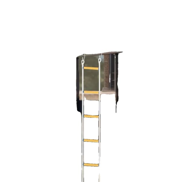 Brandstege, 12 m längd, 200 kg lastkapacitet, hållbara material