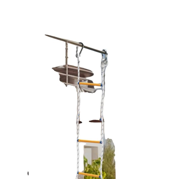 Räddningsstege, 200 kg belastningskapacitet, kompakt design