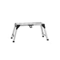 Miniatyrbild 1 av 4: Justerbar hopfällbar aluminiumarbetsplattform, 150 kg lastkapacitet, halkfri yta,76 cm
