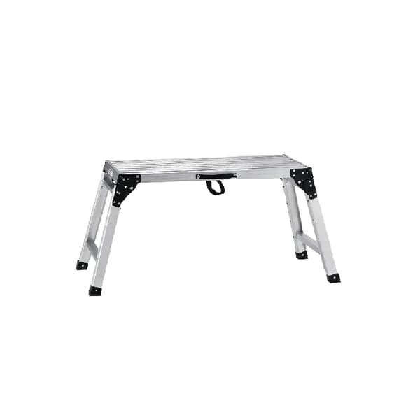Justerbar hopfällbar aluminiumarbetsplattform, 150 kg lastkapacitet, halkfri yta,76 cm