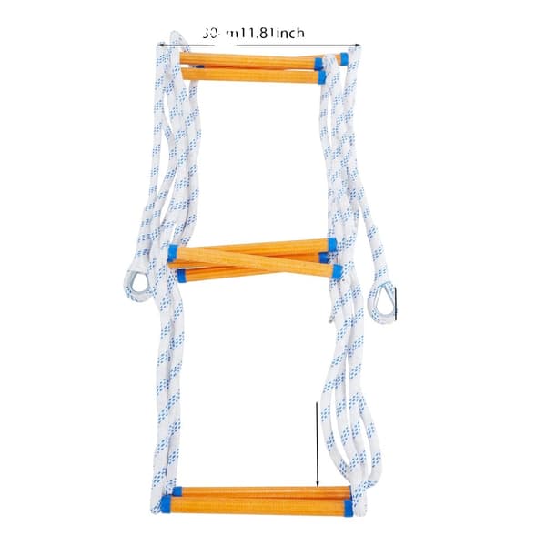 Repstege, 5 m längd, 120 kg kapacitet, UV-beständigt material,Gul