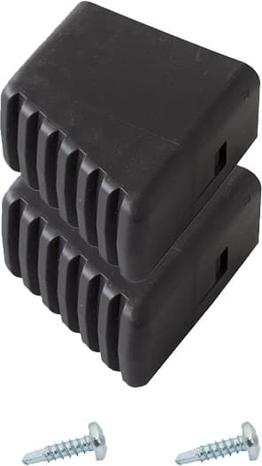 MONTO fot svart 40x20 mm (par)