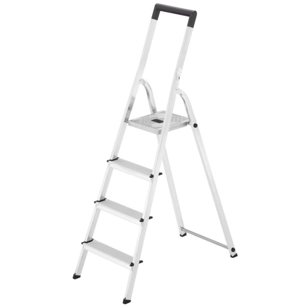 Hailo Gardintrapp L40 4 trinn 146 cm aluminium 8140-407