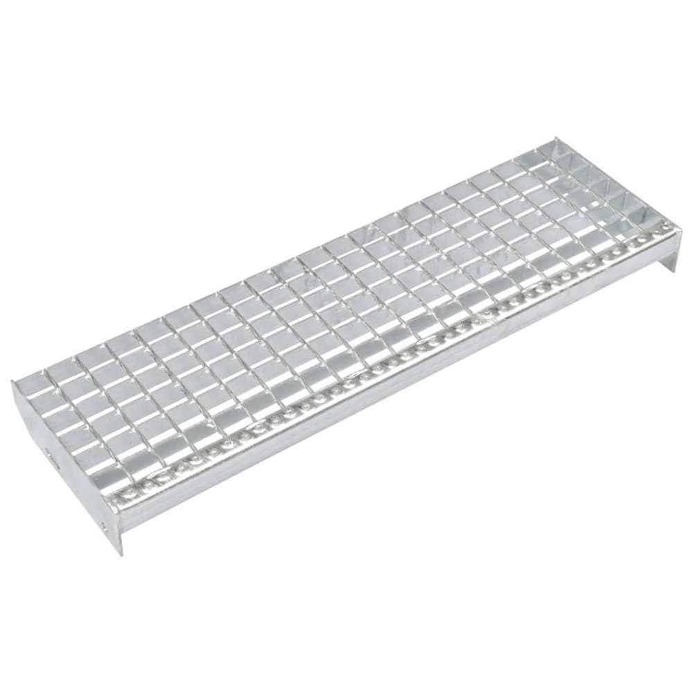 vidaXL Trappetrinn 4 stk smisveiset galvanisert stål 1000x240 mm
