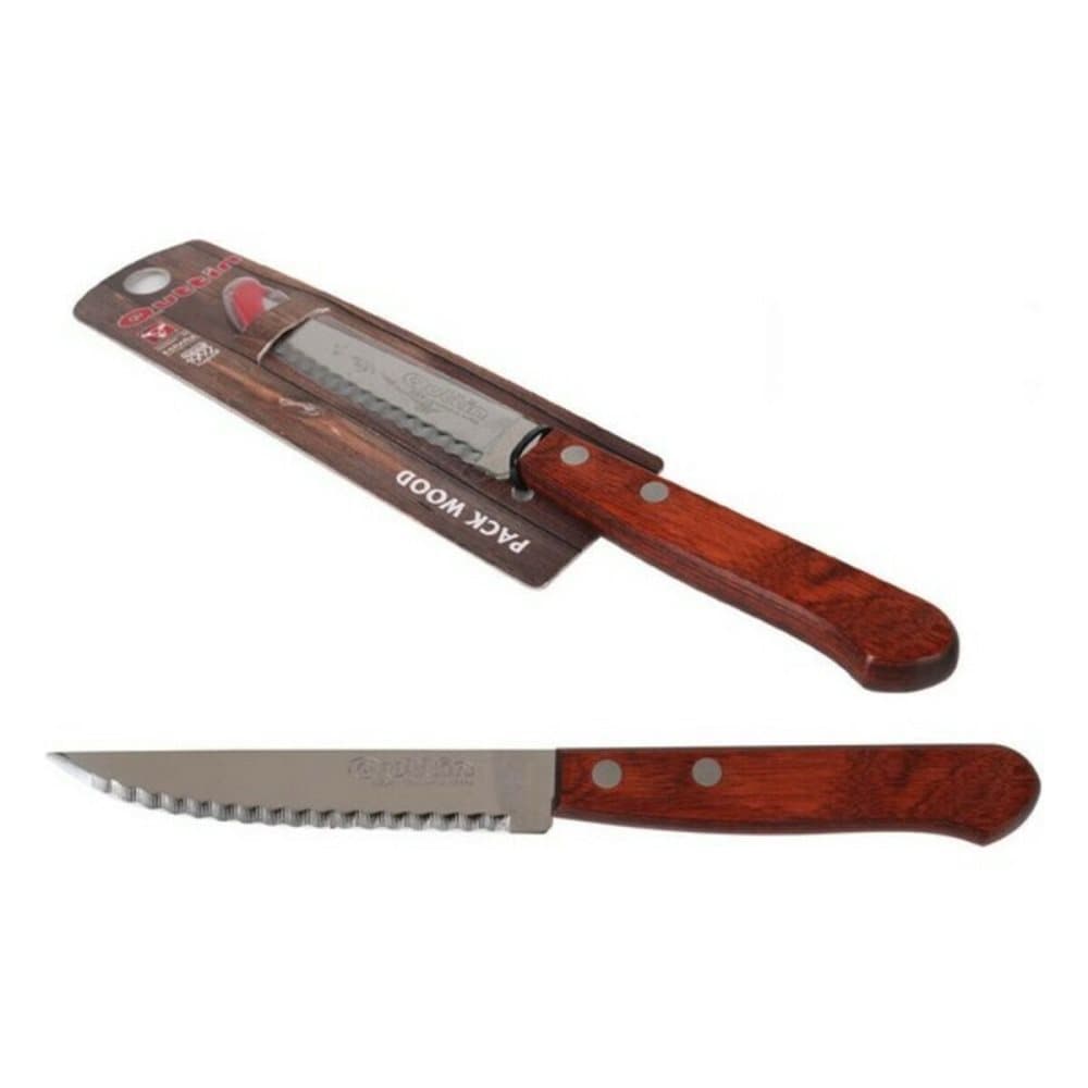 Tandad kniv Quttin Packwood Trä (10,5 cm)