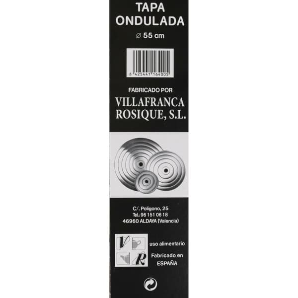Paistinpannun kansi VR Alumiini - Ø 50 cm