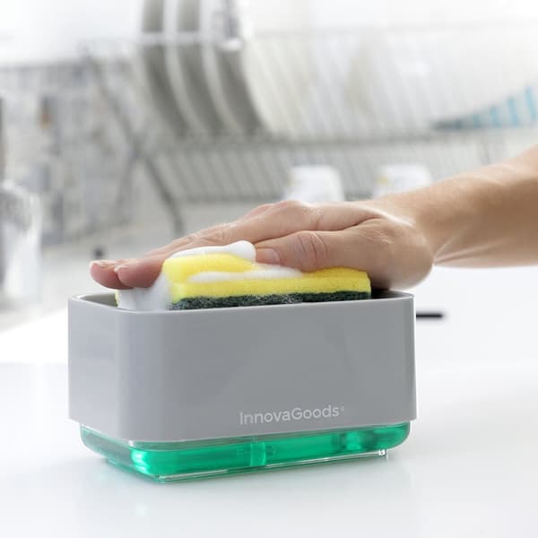 2-i-1 sæbedispenser til håndvasken Pushoap InnovaGoods