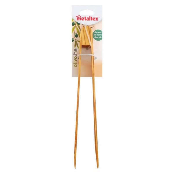 Serveringstænger Metaltex Træ Oliventræ 30 cm