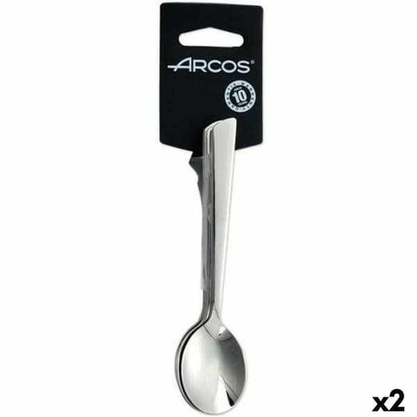 Kaffeskedar Arcos Toscana Silvrig Rostfritt stål (2 antal)