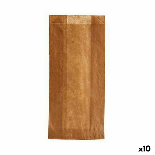 Uudelleenkäytettävä ruokapussisetti Kinvara 190939000485 Celiuliozė 12 x 27 cm Kompostoitava (10 osaa)