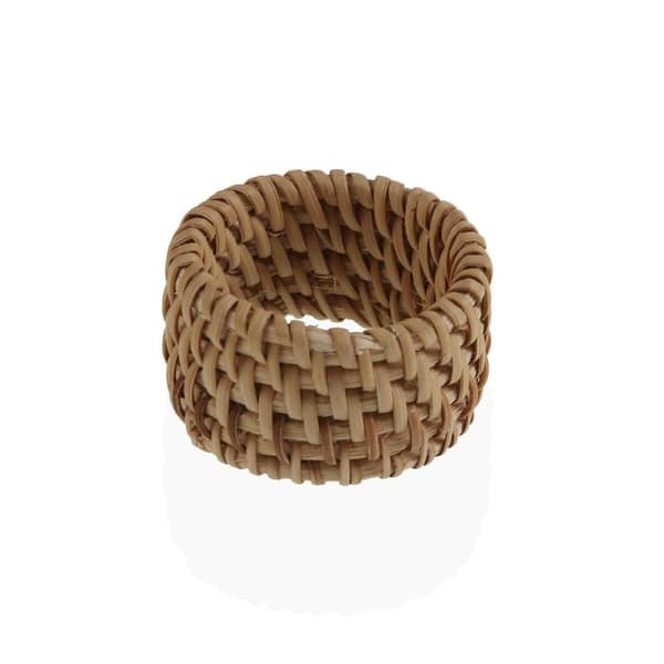 Servetthållare Versa Brun Rattan 5 x 3 x 5 cm