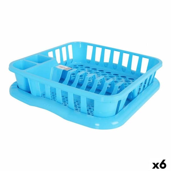 Afdrypningssstativ til køkkenvask Dem 37 x 34,5 x 8 cm (6 enheder)