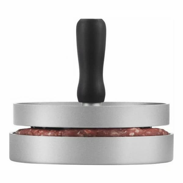 Presser til hamburger Quttin Metal Sølvfarvet 12 x 9 cm