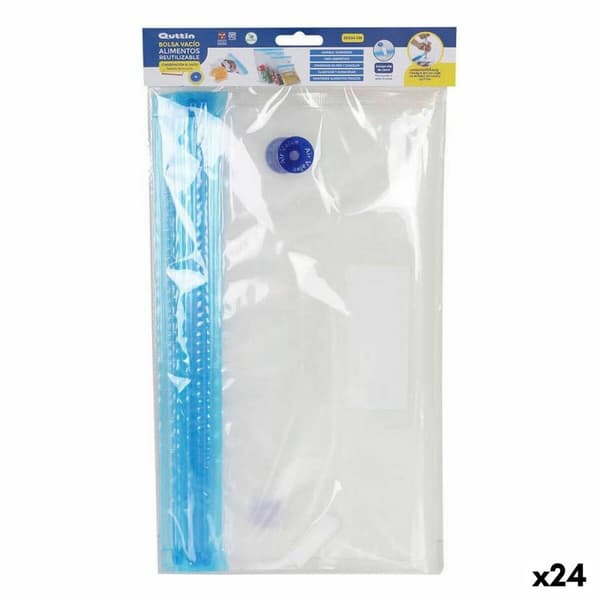 Genanvendelig madpose Quttin Vakuumrør 4 Dele 30 X 34 cm (24 enheder)