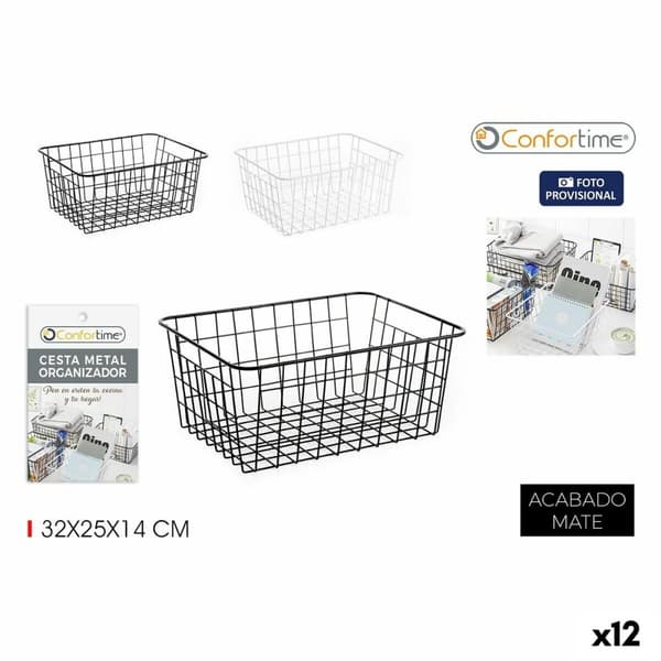 Multibrug kurv Confortime 32 x 25 x 14 cm (12 enheder)