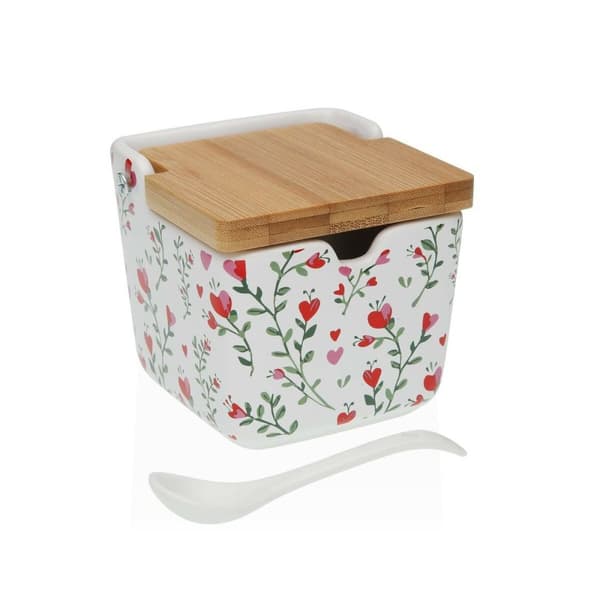 Sockerströare Versa Lover Keramik 8,8 x 8,5 x 8,8 cm
