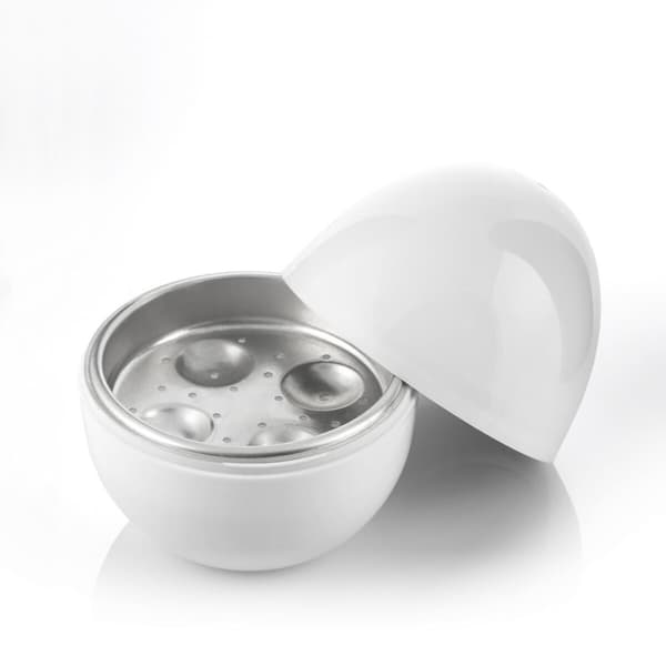Äggkokare för Mikrovågsugn med Receptbok Boilegg InnovaGoods