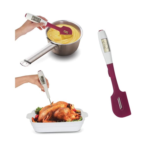 Spatel Metaltex 29806410 Silikone 30 cm Hvid