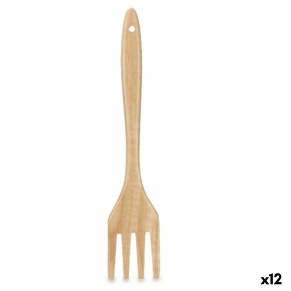 Keittiölasta Kinvara KT143045-1 Puu 7 x 35 x 2 cm Haarukka (12 osaa)