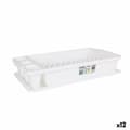 Miniatyrbillede 1 af 2: Afdrypningssstativ til køkkenvask Tontarelli Scola Plastik Hvid 45 x 26 x 8,5 cm (12 enheder)