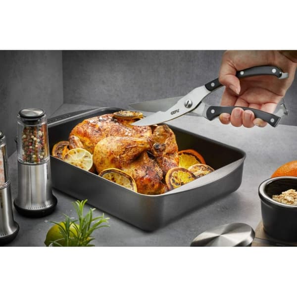 Saks Gefu G-12620 Sort Sølvfarvet Rustfrit stål Plastik 35,3 x 19,4 x 35,3 cm