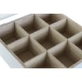 Miniatyrbild 4 av 4: Låda för örtte DKD Home Decor Blå Vit Grön Lila Metall Glas Trä MDF (3 antal)