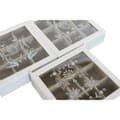 Miniatyrbild 2 av 4: Låda för örtte DKD Home Decor Blå Vit Grön Lila Metall Glas Trä MDF (3 antal)