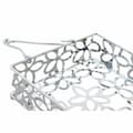 Miniatyrbild 2 av 3: Servetthållare DKD Home Decor Marguerite Silvrig Metall Plast 18 x 19 x 6 cm