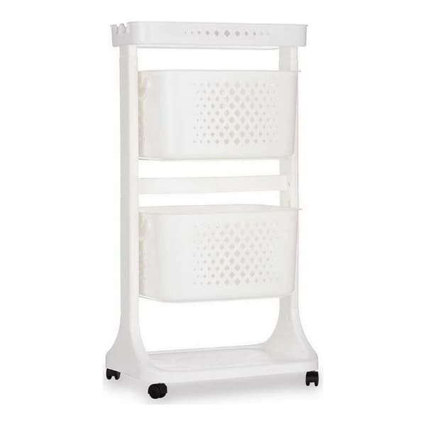 Grøn indkøbsvogn Kinvara TP-747-1 Hvid polypropylen Plastik 33 x 83,5 x 42 cm