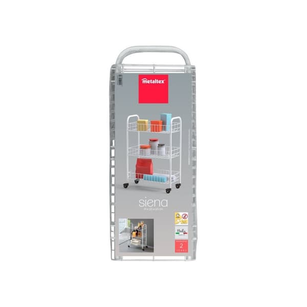 Multifunktionel vogn Metaltex (41 x 23 x 63 cm)