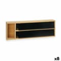 Pikkukuva 1 / 3: Paperinannostelija Kinvara JWKW-5153 (2) Musta Luonnollinen Bambu Ruostumaton teräs 40 x 7 x 13 cm Double (8 osaa)