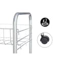 Miniatyrbillede 4 af 4: Grøn indkøbsvogn Sølvfarvet Metal Plastik 37 x 27 x 62,3 cm (4 enheder)