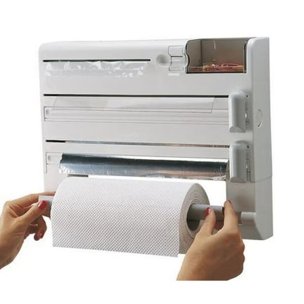 Køkkenrulleholder Leifheit 25723 Hvid Plastik