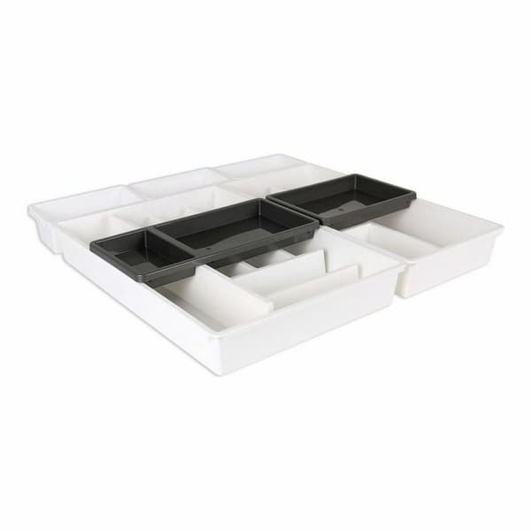 Besticks-sortering Tontarelli Bella Vit 7 Delar 49,5 x 49,2 x 6,7 cm (4 antal)