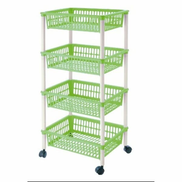 Kasviskärry Tontarelli Mito 4 Vihreä 40 x 29 x 18 cm (12 osaa)