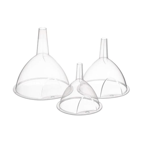 Tratt Secret de Gourmet Transparent Plast (3 Delar)