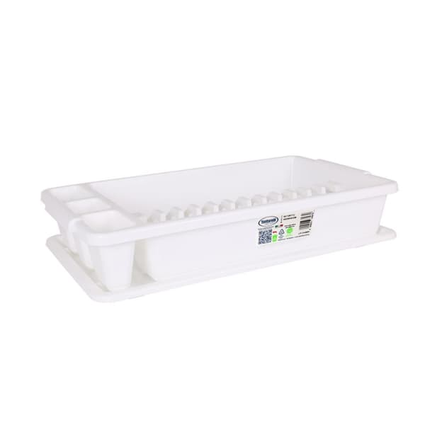 Diskställ Tontarelli Scola Plast Vit 45 x 26 x 8,5 cm (12 antal)