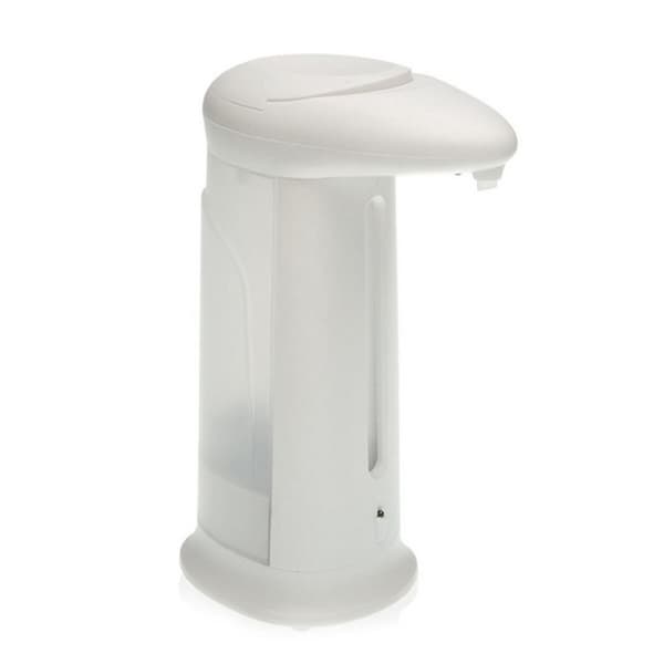Beholder med sensor Versa Hvid ABS 8 x 21 x 12 cm 1 L