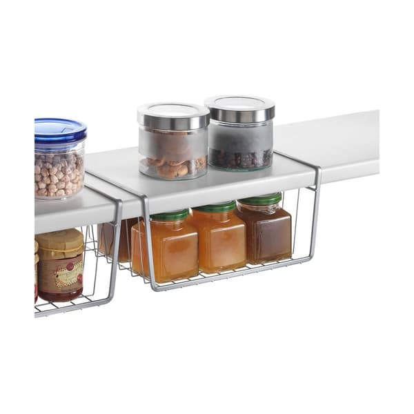 Organizer til køkkenskab Metaltex Kanguro 30 x 26 x 14 cm Grå
