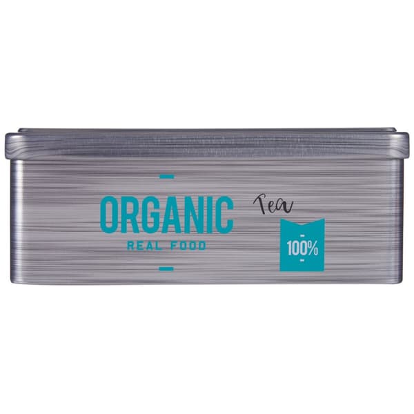 Æske til infusioner Kinvara Organic Tea Grå Dåse 11 x 7,1 x 18 cm (24 enheder)