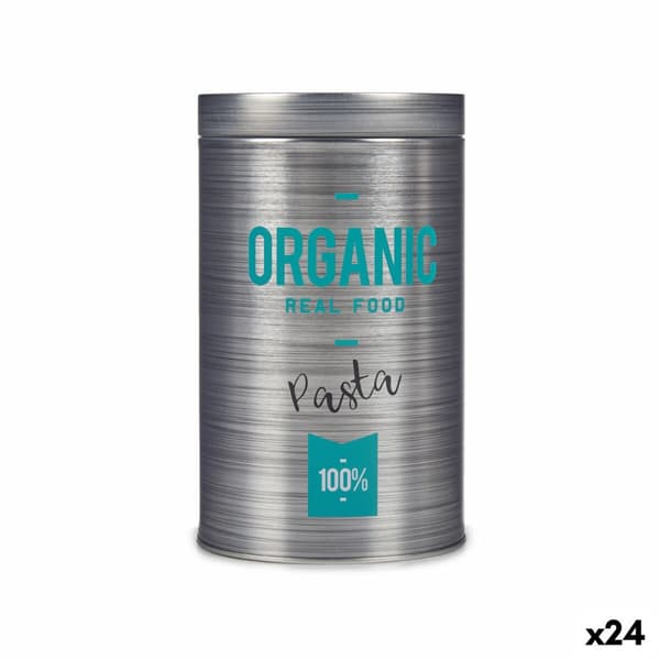Boks Kinvara Organic Grå Dåse 10,4 x 18,2 x 10,4 cm Indsæt (24 enheder)