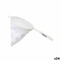 Miniatyrbillede 1 af 2: Dørslag   Hvid Plastik Franela Ø 12 cm (24 enheder)