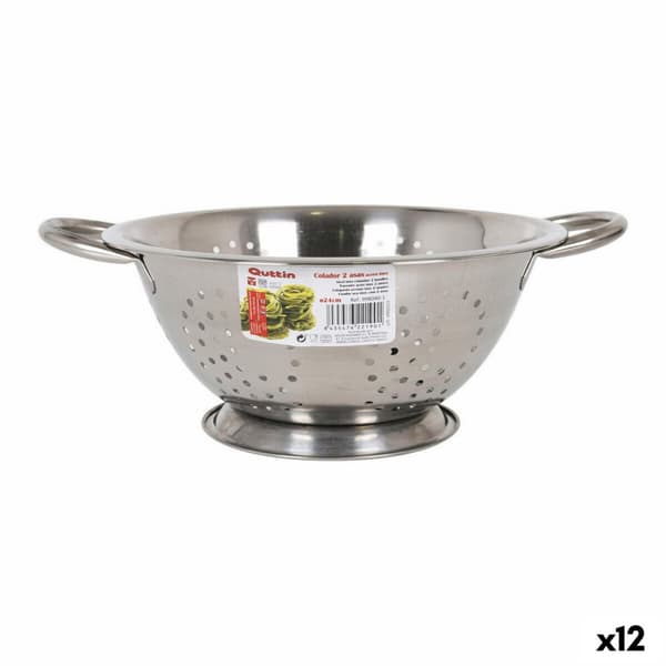 Dørslag Privilege Quttin Med håndtag Rustfrit stål Stål (12 enheder) (Ø 24 cm)