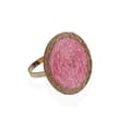 Miniatyrbillede 1 af 2: Servietring Versa Pink Metal Papir 5 x 4,5 x 5 cm