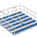 Miniatyrbillede 2 af 2: Servietholder Versa Blå Metal 35 x 0,03 x 25 cm Striber